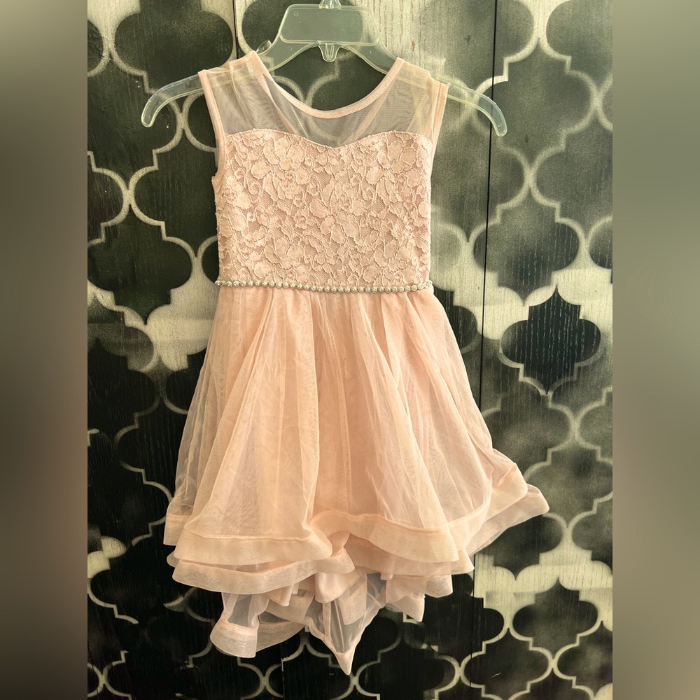 Hi low flower girl dress size 5